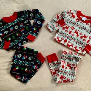 2 pairs of Christmas Hanna Anderson PJs size 130 (8)